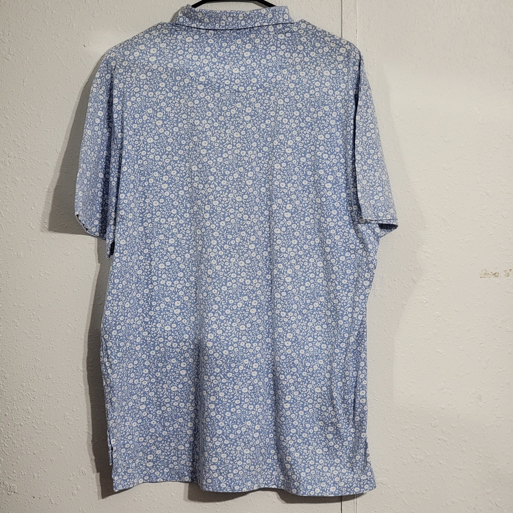 Ralph Lauren Classic Old Money Polo Golf Shirt Men’s Large Floral Design - Picture 2 of 4